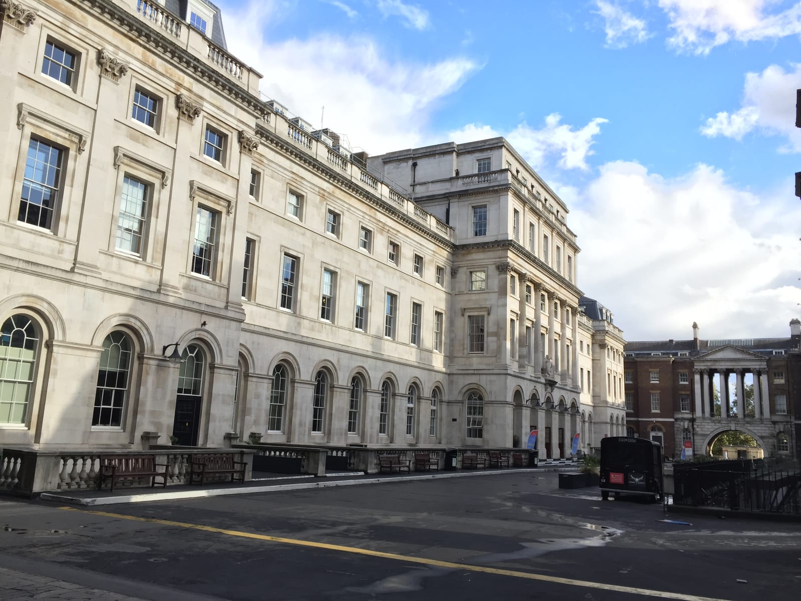 The King's Building of King's College London on the Strand, which houses the Great Hall.